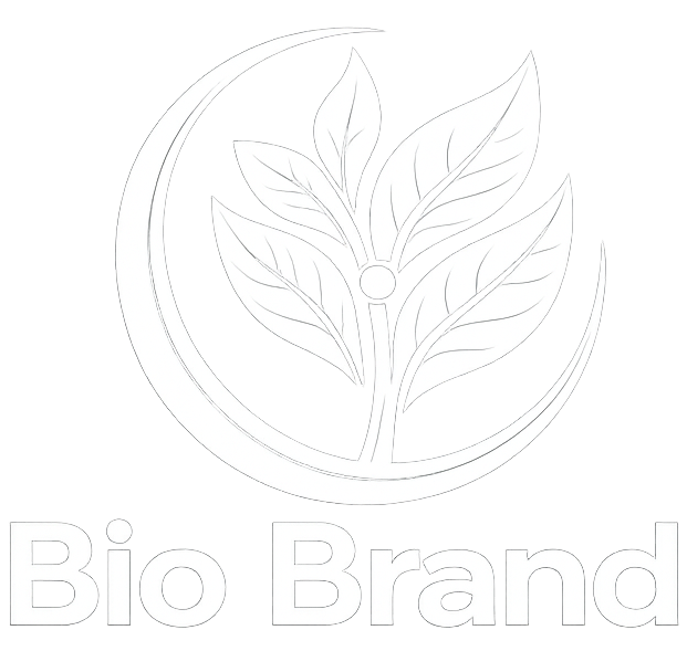 the bio brand white logo